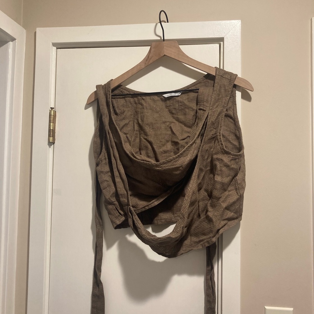 Linen Fox top